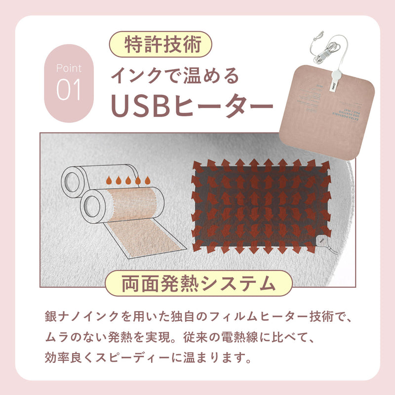 EXTRA 薄型ヒーティングパッド